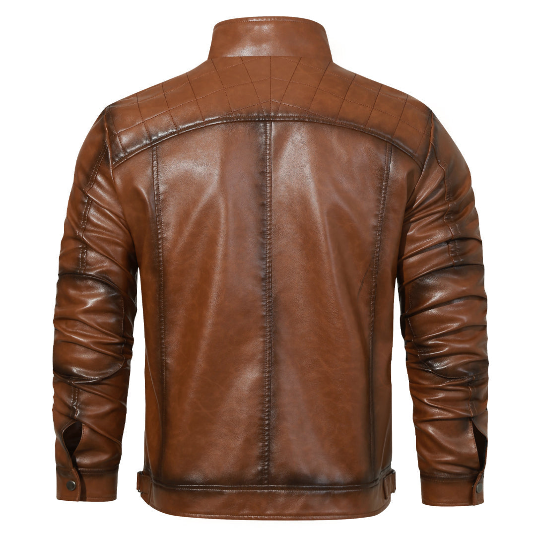 ELM & IVORY | Cruiser Vegan Leather Jacket