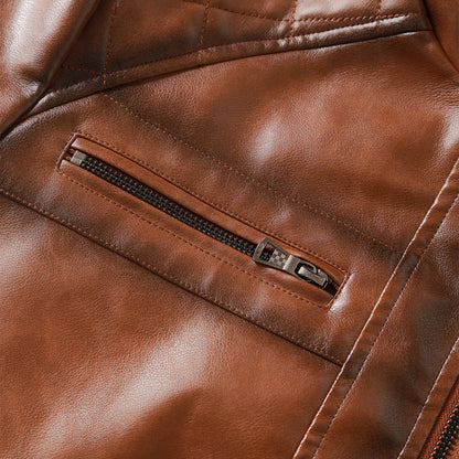 ELM & IVORY | Cruiser Vegan Leather Jacket