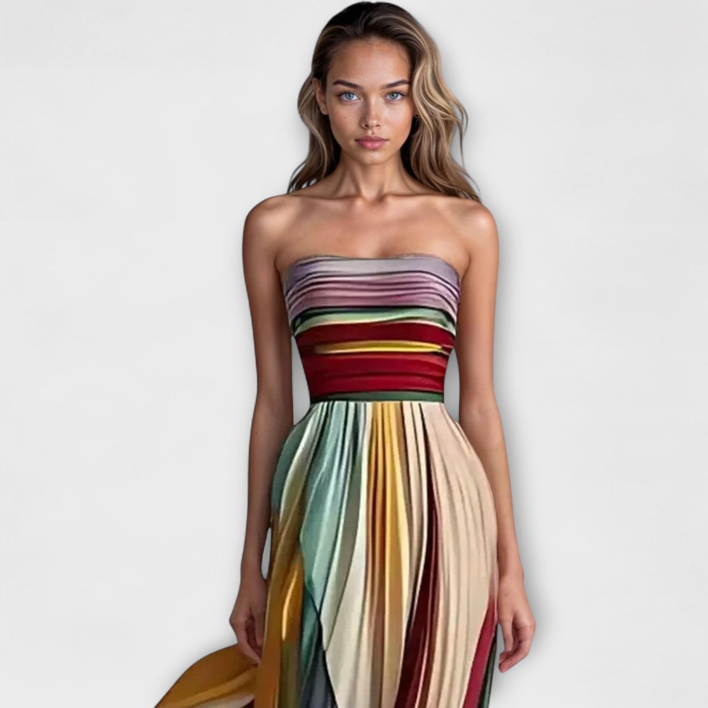 Karina | Colourful sleeveless dress